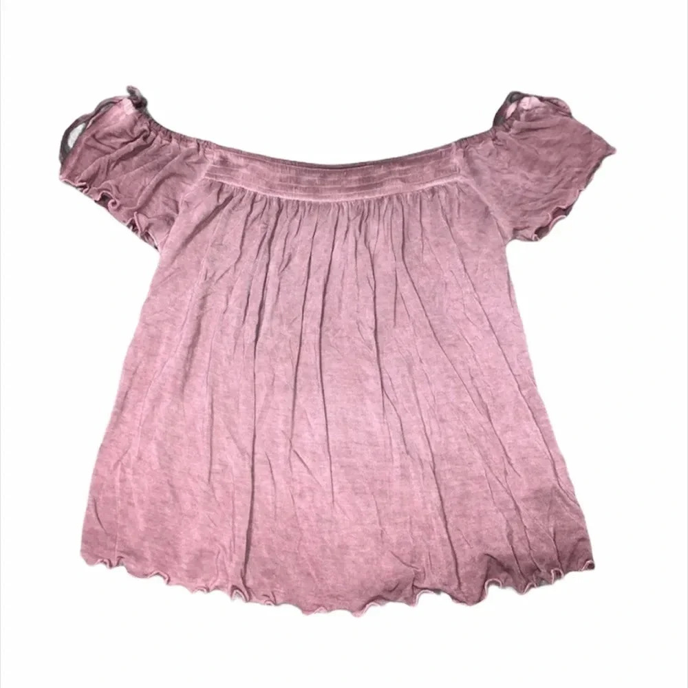AEO Plum Soft & Sexy Off the Shoulder Top